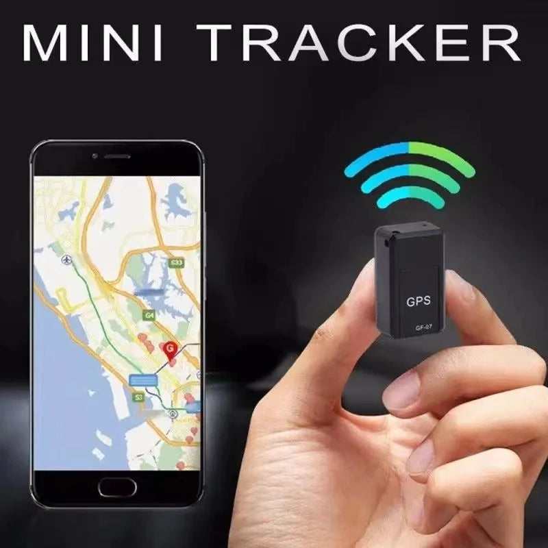 Mini GF07 GPS Car Tracker – Real-Time Magnetic SIM Anti-Theft Waterproof Locator Device