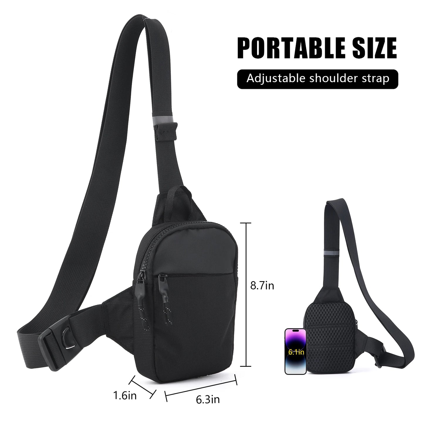 Factory Direct New Sports Chest Bag – Mini Crossbody & Waist Backpack for Men & Women