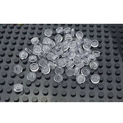 450PCS Round 1x1 Flat Stud Building Block Accessories – Colorful MOC-Compatible Creative Toy Parts Set for DIY Construction
