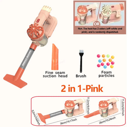 Kids Electric Vacuum Cleaner Toy Set – Simulation Role Play Housekeeping Educational Gift for Toddlers Boys & Girls