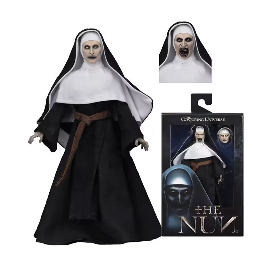 NECA The Nun Action Figure – The Conjuring Series Horror Collectible Toy, Halloween Gift & Decor with Changeable Face