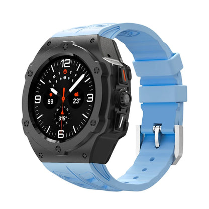 Luxury Carbon Case & Rubber Strap Kit – Samsung Galaxy Watch Ultra 47mm Accessories