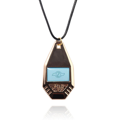 Digimon Adventure Evolver Necklace - Anime Metal Pendant Cosplay Jewelry Accessory Gift for Fans