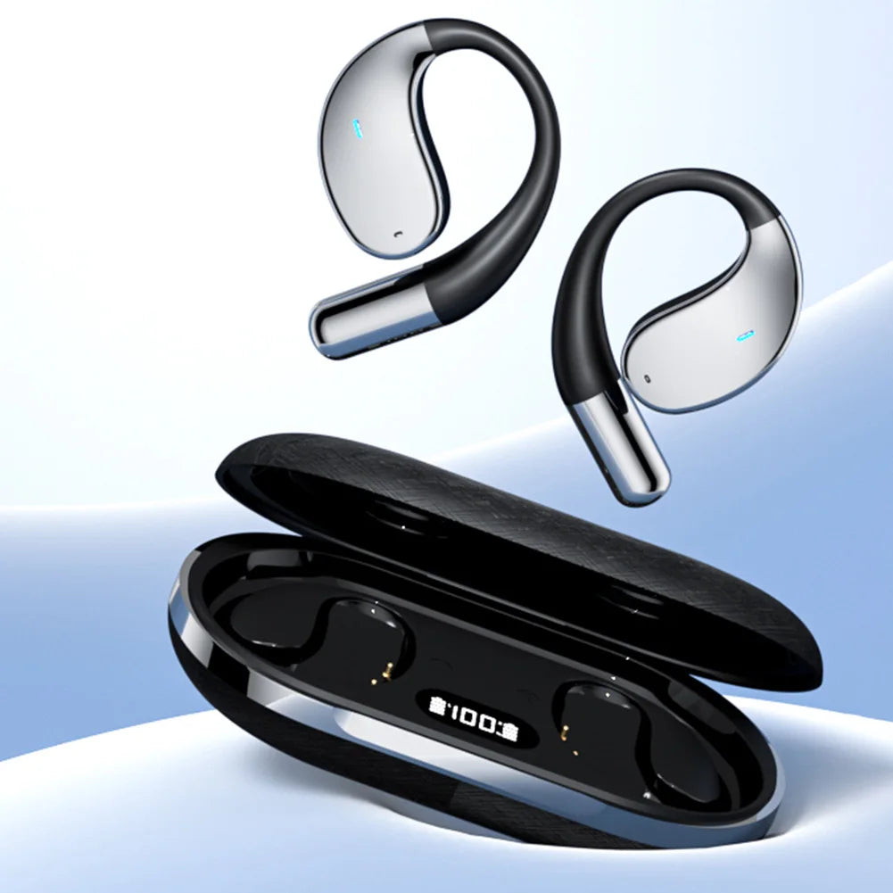 Wireless Bluetooth Translation Earbuds - Real-Time AI Translator Headphones with 140 Language Support for Travel & Business