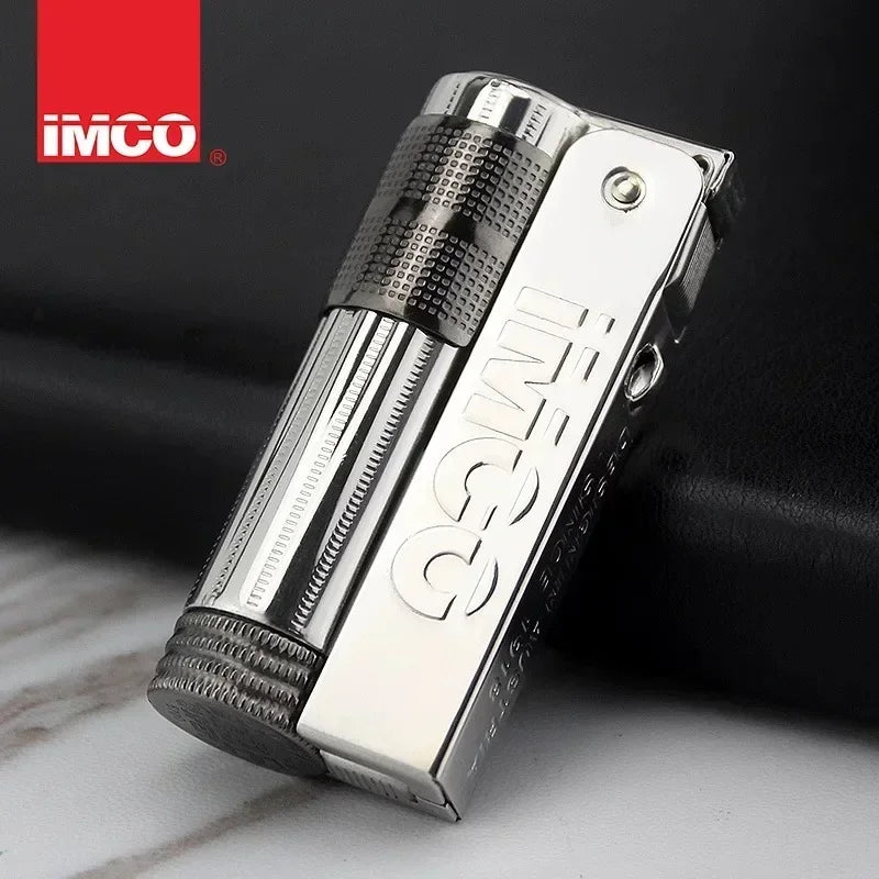 IMCO Aiku 6700 Metal Lighter – Austrian Retro Trench Design, Windproof Kerosene Lighter for Men’s Smoking Gift