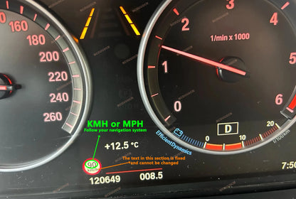 BMW Speed Limit Info Module — SLI Emulator Dashboard Display for F/G Series with NBT CIC ID7