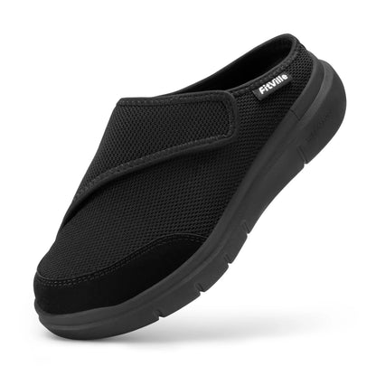 FitVille Women’s Orthopedic Wide Fleece-Lined Slippers, Arch Support Recovery Clogs Comfortable Slip-On Footwear for Daily Wear