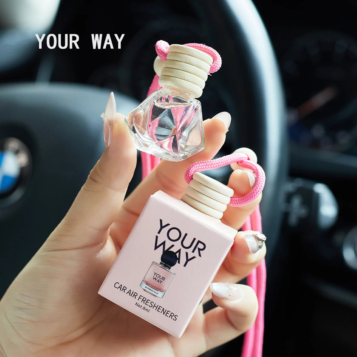 Car Perfume Air Freshener - Long-Lasting Car Interior Fragrance