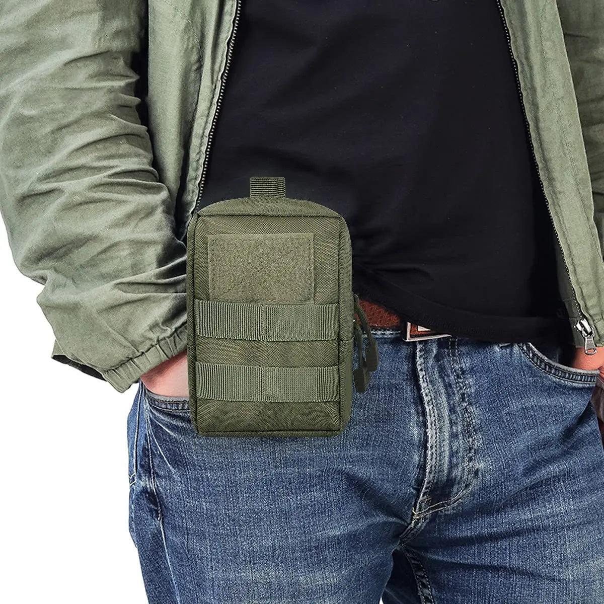 Outdoor Molle Waist Bag – Utility EDC Tool Pouch, Phone Holder for Hiking, Camping & Hunting