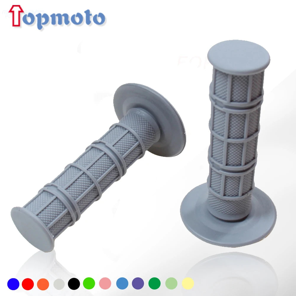 22mm MX Gel Rubber Handlebar Grip — For CR, CRF, XR, YZ, WR, TTR, KX, KLX, RMZ, RMX, RM, TC, TE, FC, FE, ATV, Enduro, Motocross, Dirt, Pit Bike