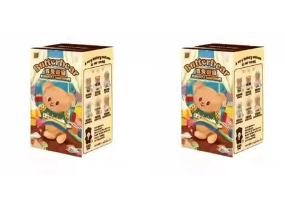 Butter Bear Wardrobe Series Blind Box – Cute Action Figure Doll Keyring Mystery Toy for Kids & Birthday Gifts