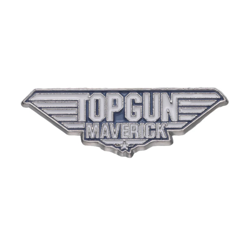 Top Gun Navy Fighter Weapons School Enamel Pin – Vintage Metal Badge for Backpack, Clothes, Jewelry & Shirt Collar