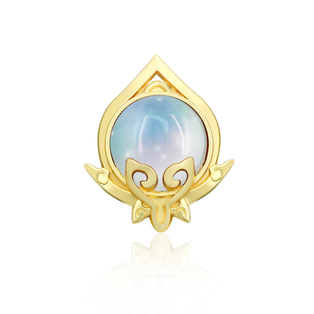 Genshin Impact Sumeru Vision Pins - Anime Character Element Badge Lapel Brooch Collectible Accessories