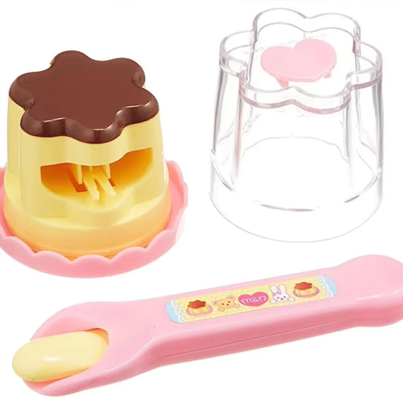 Food Feeding Pudding Toy - Strawberry Pretend Play Early Education & Desktop Decoration Doll