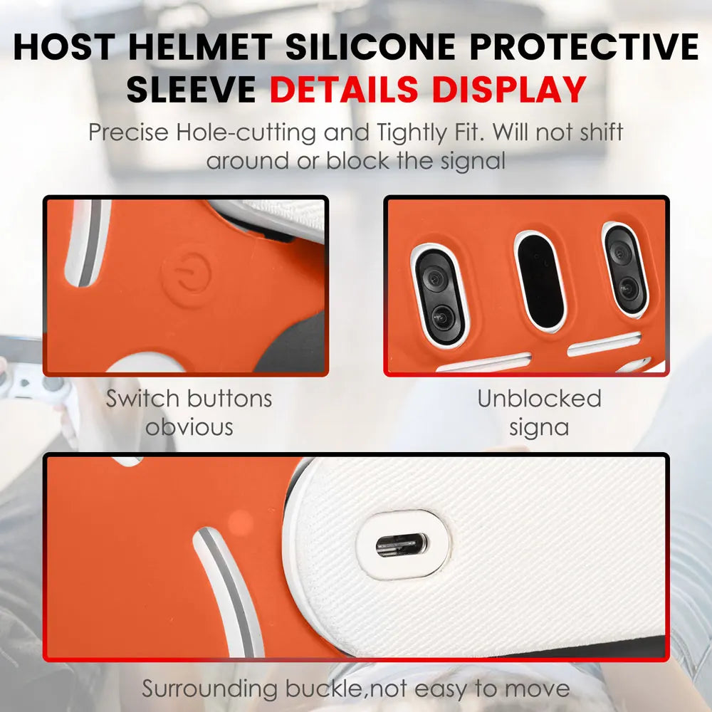 Silicone Protective Cover Set for Meta Quest 3 — VR Headset, Controller Grip, Lens Cap & Face Cover Accessories