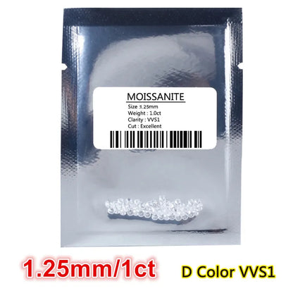 100% Real Moissanite Diamond Tester Pen — GRA Certified D VVS1 Belgium Cut Gemstones at Factory Price