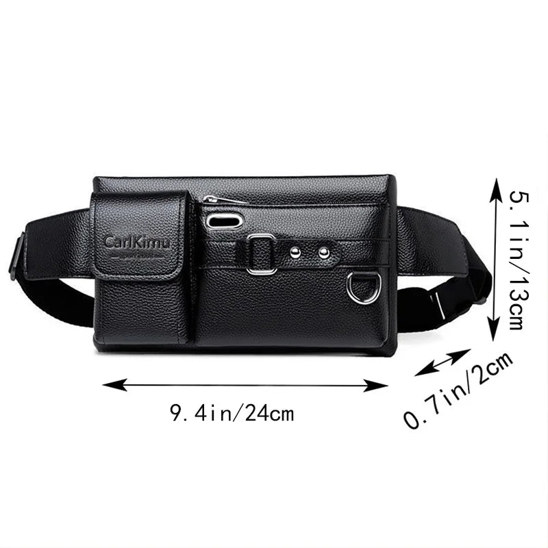 WEIXIER Unisex Multifunctional Crossbody Chest Bag – Large Capacity Sports Running Waist & Shoulder Wallet Bag