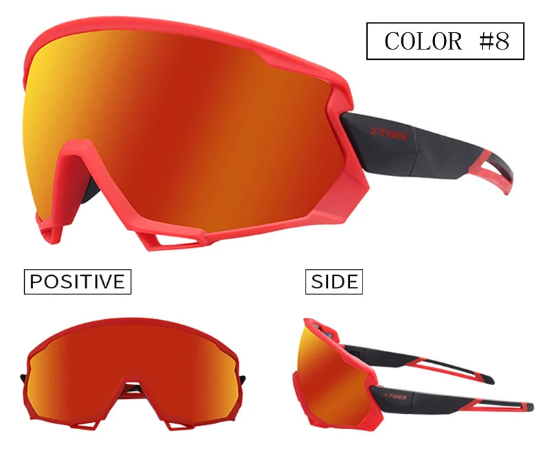 X-TIGER Polarized Cycling Glasses — Photochromic MTB & Road Bike Sunglasses for Sports