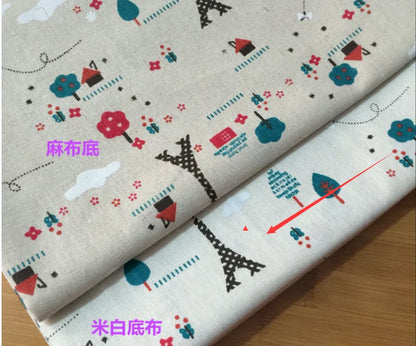 African Ankara Cotton Fabric - World Map Print for Sewing, Tablecloths, Pillows, Bags & Curtains