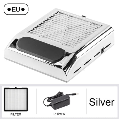 Nail Dust Collector – Powerful Manicure Vacuum Cleaner with Filter, Nail Extractor Fan for Nail Art Tools
