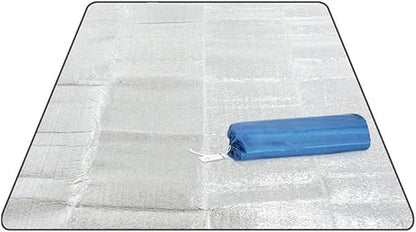 Camping Foam Mat – Aluminum Foil Insulation Sleeping Pad, Thermal Outdoor Tent Footprint for Heat Reflection