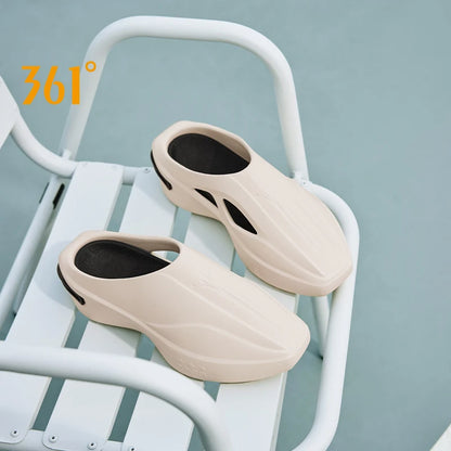 361 Degrees Joker Cyber Men’s Slippers - Soft Antibacterial Breathable Lightweight Beach Shoes for Men