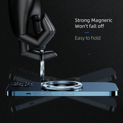 KAPUDA Magnetic Ring Mobile Phone Stand - 360° Rotation, Foldable & Compact Desktop Phone Stand, Easy to Carry