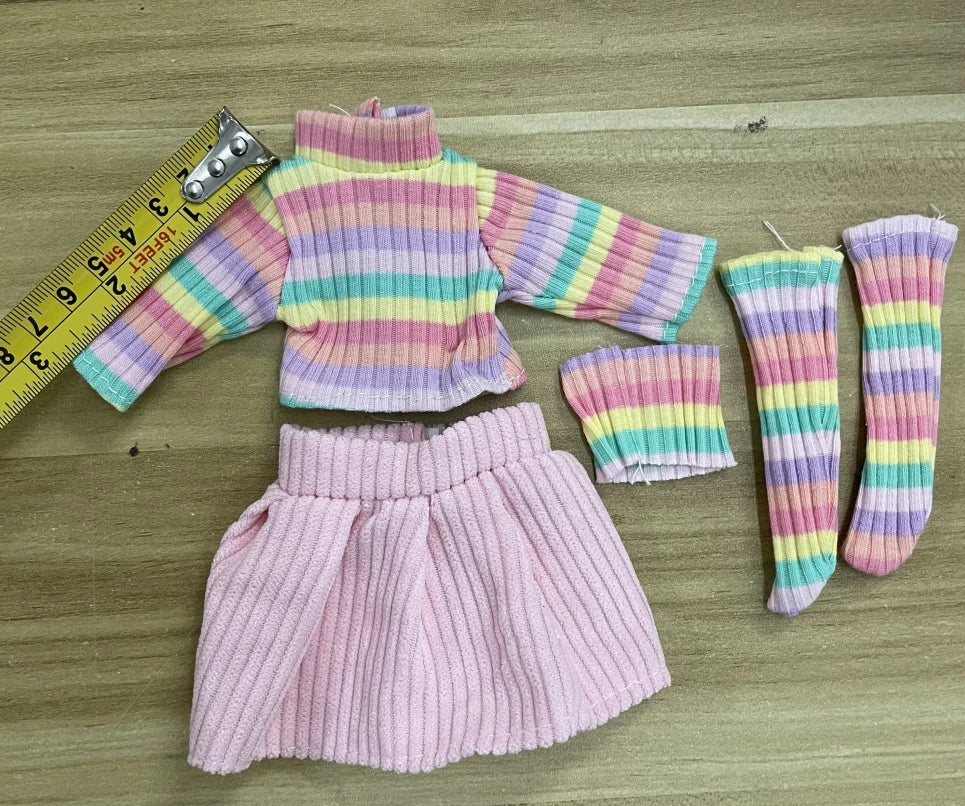 Clothes for 30cm 1/6 BJD Dolls – DIY Dress-Up Suit & Accessories for Girls’ Dolls (Check Size Chart)