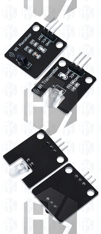 BS 1Set IR Infrared Transmitter & Receiver Module – 38kHz Digital Sensor with Remote Control for Arduino