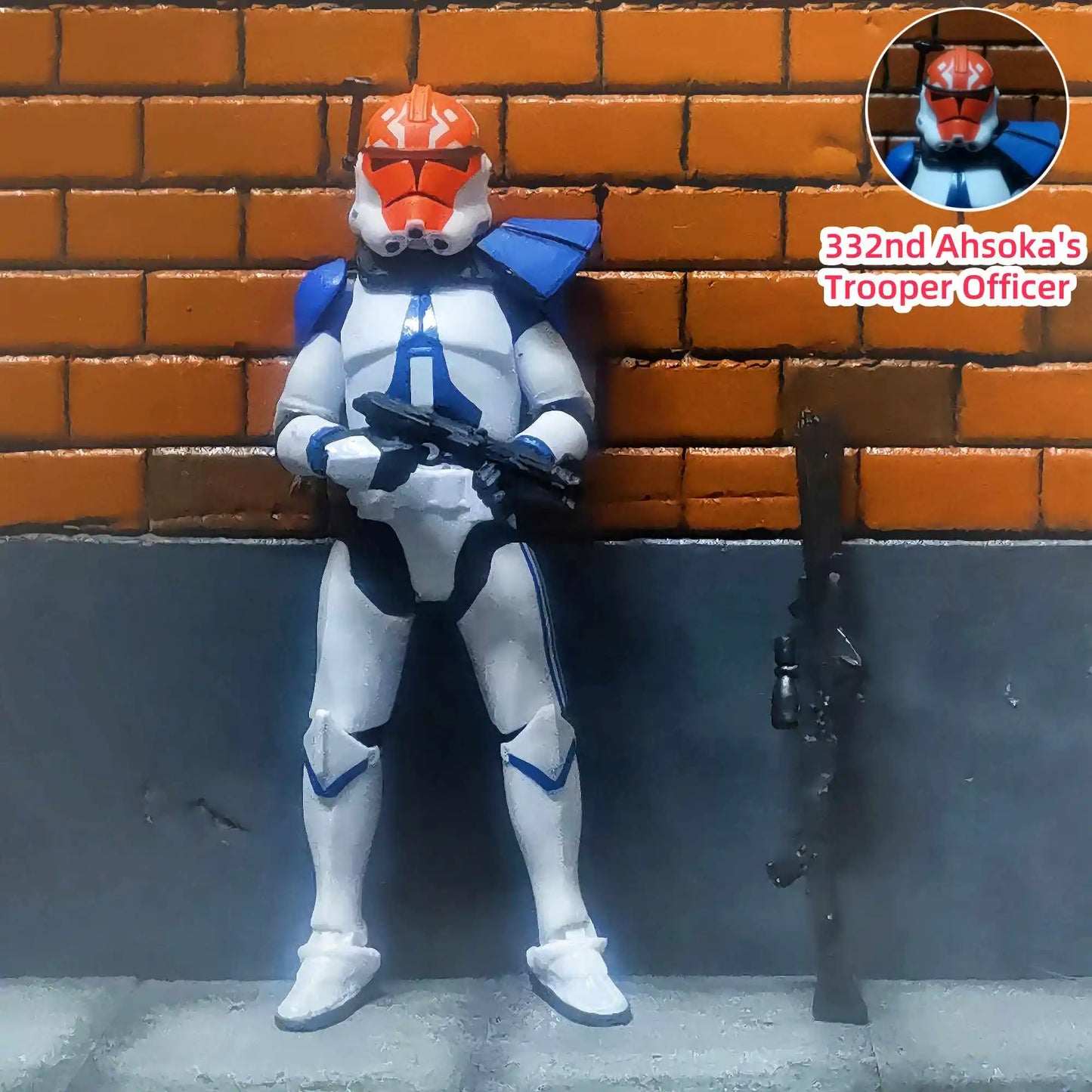 Star Wars 3.75" Clone Trooper Action Figure — 1/18 501st & 187th Legion REX ARF P1/P2 Toy Model