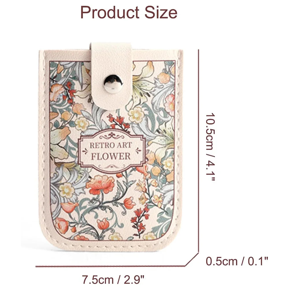 Laminated Mini Card Wallet - Pull-Out RFID Blocking Credit & Business Card Holder with PVC ID Card Case
