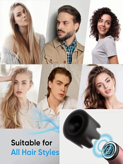 EU High-Speed Leafless Hair Dryer – Negative Ion Salon Diffuser Nozzle for Precise Styling