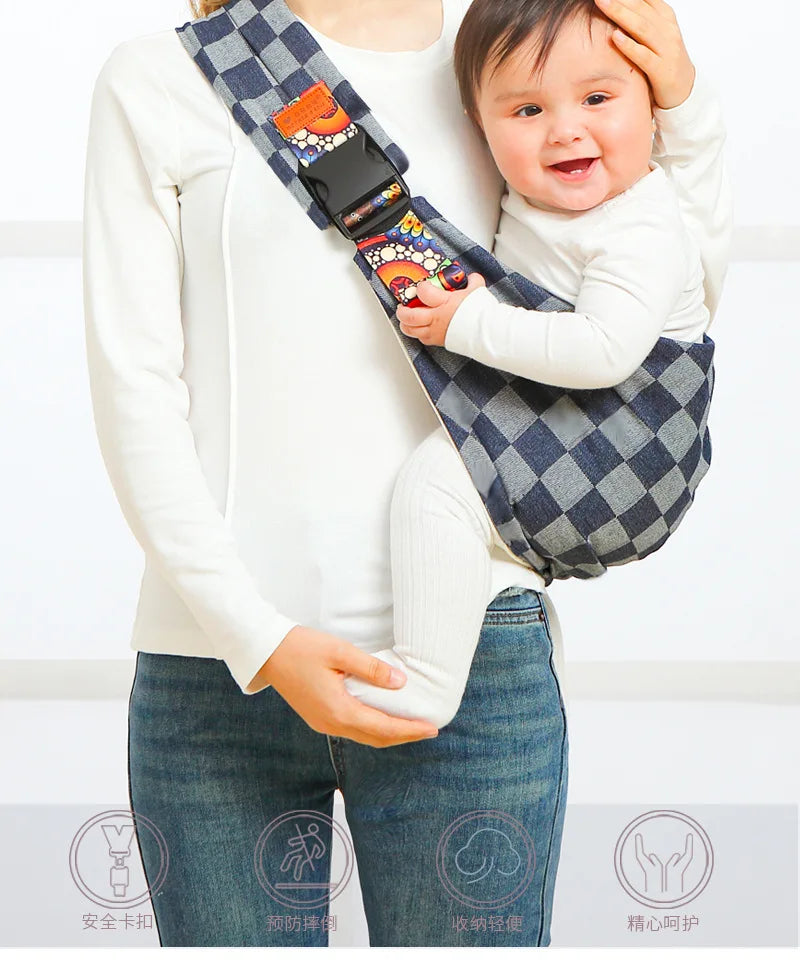 Baby and Toddler Ring Sling Carrier - Soft, Anti-Slip Multifunctional Wrap for Comfortable Outdoor Carrying