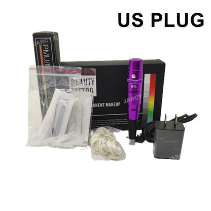 Permanent Makeup Tattoo Pen Machine - Eyebrow and Lip Microblading Tattoo Gun for PMU Beginners