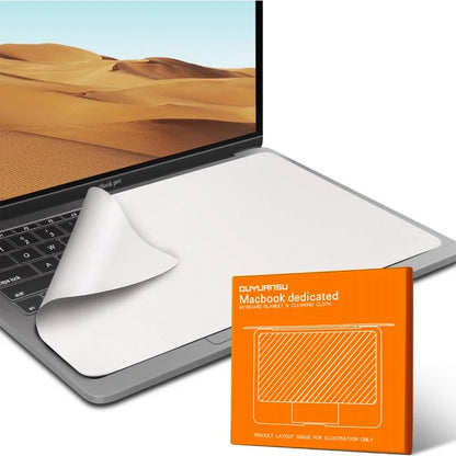 Laptop Keyboard & Screen Cleaning Cloth - Microfiber Dustproof Protective Cover for MacBook Pro 13/15/16"