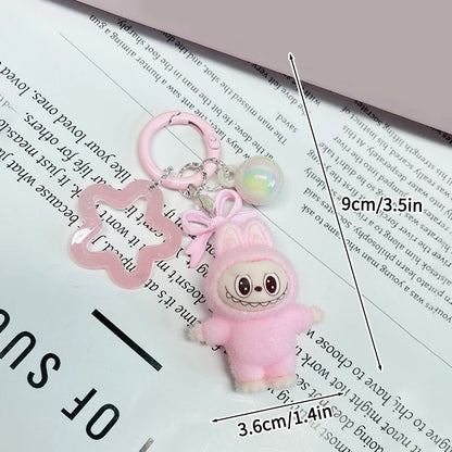 Kawaii Plush Keychain – Cute Aesthetic Bag Charm for Women, Wedding & Party Gifts