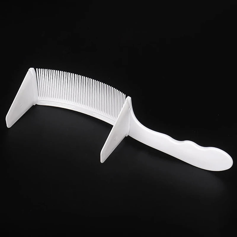 New Style Professional Barber Hair Cutting Curved Positioning Comb - Adjustable S Arc Design Hair Clipper Comb - Hairdresser Tools