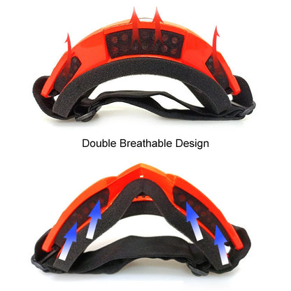 Winter Skiing Goggles: Windproof Cycling & Motorcycle Eyewear - Anti-Fog Snowboard Glasses for Skiing & Snowboarding