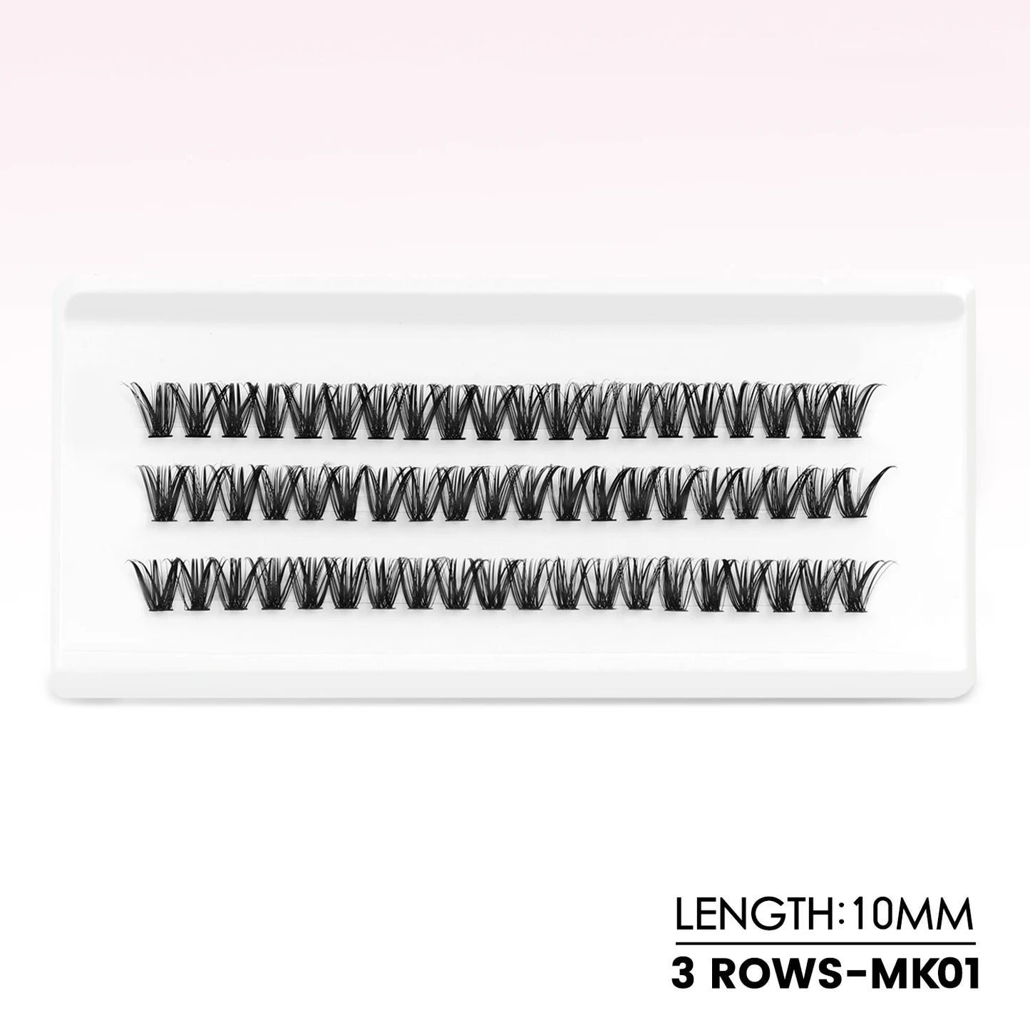 WOSHEER Lash Clusters Kit – Spiky Volume Individual Eyelash Extensions DIY Manga-Style Faux Mink Cluster Lashes