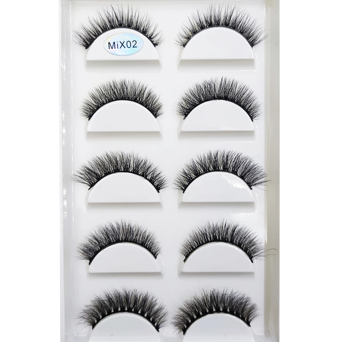 38 Styles 5 Pairs 3D Mink False Eyelashes – Natural Fake Lashes Makeup Beauty Tools