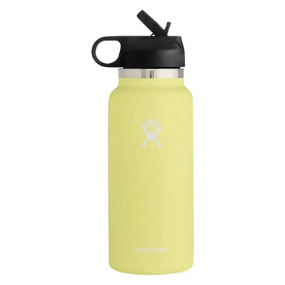 32oz Stainless Steel Straw Cup – Vacuum Insulated Office Water Tumbler
