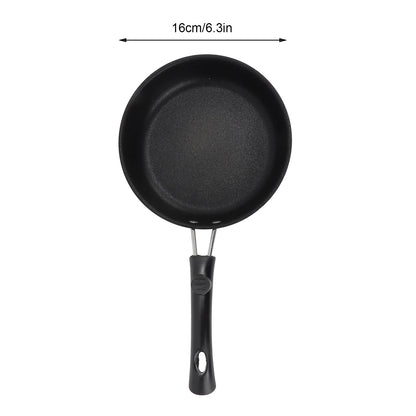 12–20cm Mini Non-Stick Frying Pan – Thickened Stainless Steel Skillet for Gas & Induction Cooking