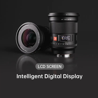 Viltrox AF 16mm F1.8 FE Lens – Full Frame Wide-Angle Fisheye for Sony E ZVE10, A7IV, A7SIII Mirrorless Cameras