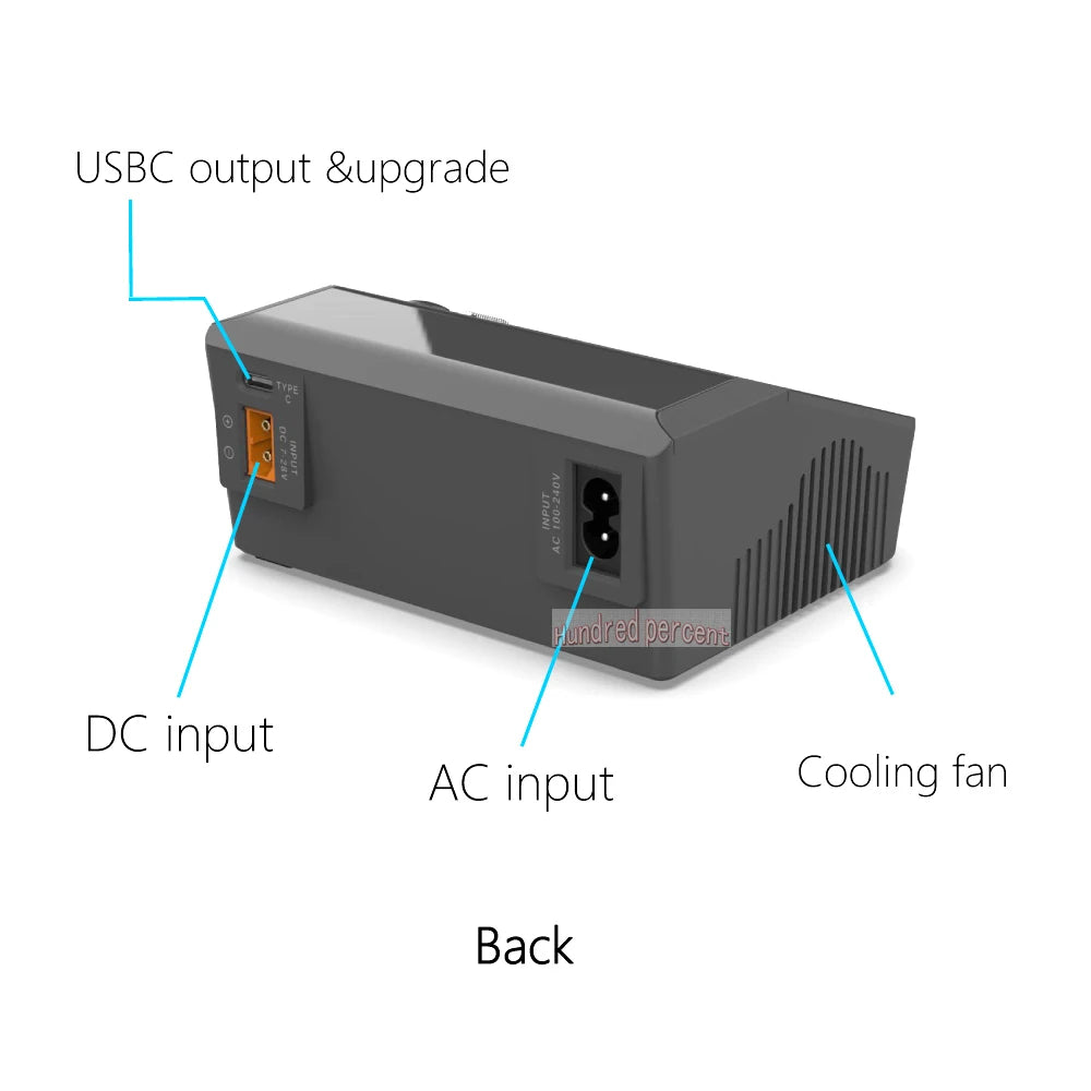 ToolkitRC M6DAC Dual Channel Smart LiPo Battery Charger – 200W AC, 350W DC x2, 15A for 1-6S LiHV PD 65W Discharger