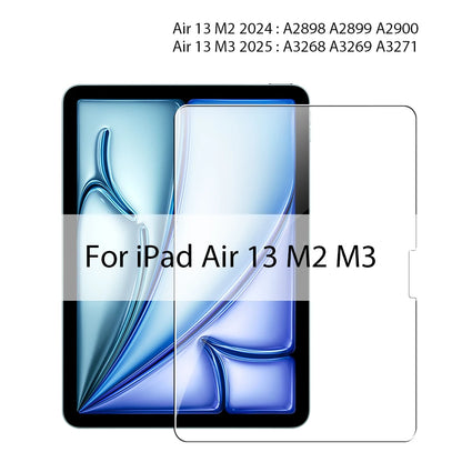 Tempered Glass Screen Protector for iPad A16 9th/10th Gen, Pro 13 M4, Air 11 M2/M3/5/4/3/2, Mini 6/7