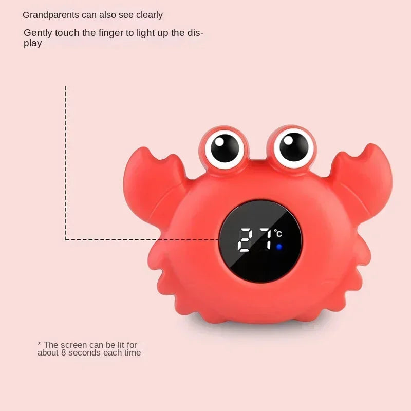 Floating Digital Baby Bath Temperature Meter | LED Display Temperature Tester for Water Safety | Cartoon Design