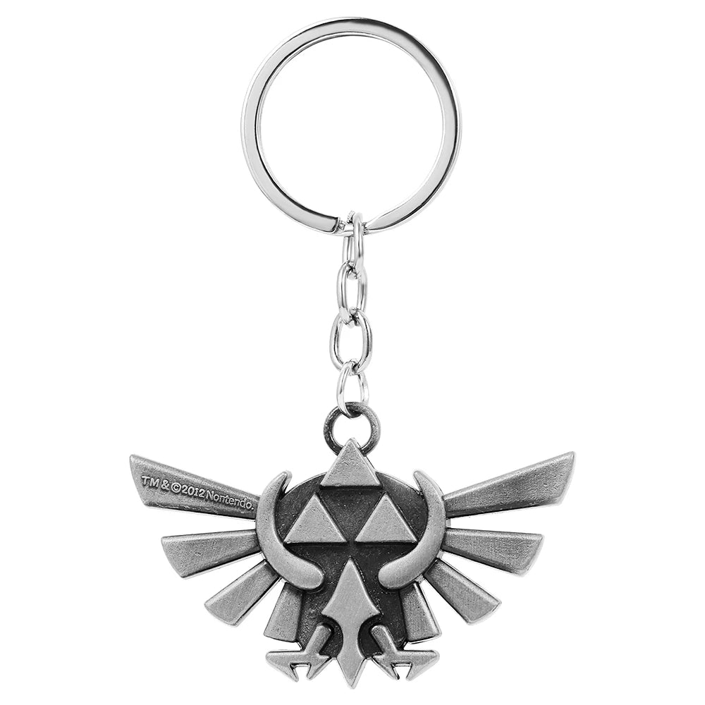 The Legend of Zelda Alloy Pendant Keychain – High-Quality Game Jewelry Gift for Fans