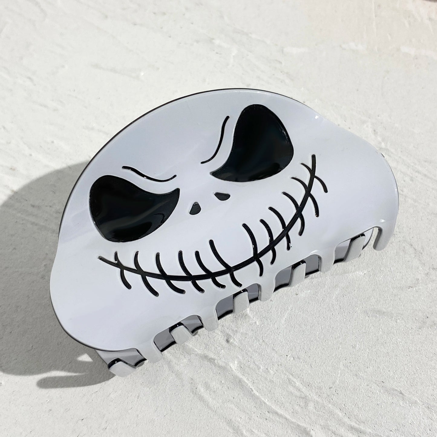 AENSOA Halloween Hairpin | Pumpkin, Skull, Butterfly & Ghost Acrylic Shark Clip for Women