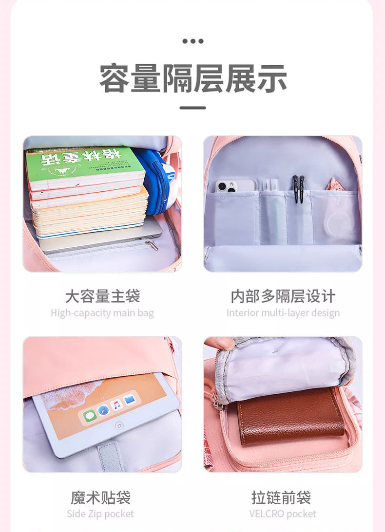 Children’s Princess School Backpack | Orthopedic Satchel for Girls, Primary School Book Bag & Knapsack