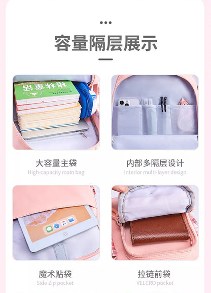 Children’s Princess School Backpack | Orthopedic Satchel for Girls, Primary School Book Bag & Knapsack